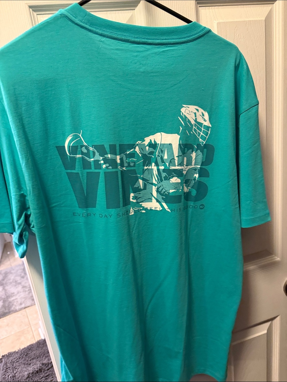 Vineyard Vines Teal Short-Sleeve Pocket Tee - Picture 2 of 3